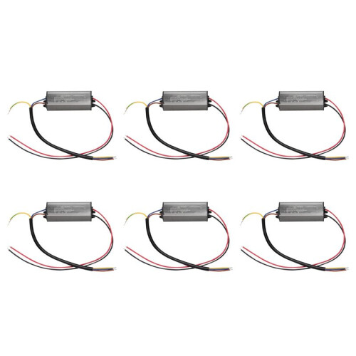 6X 30W LED Driver Constant Current Driver Power Supply Transformer Waterproof
