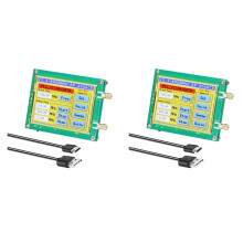 2X MAX2870 23.5-6000MHz Signal Generator 0.5PPM Low Noise Signal Source Touchable Screen PC Software Control PLL VCO