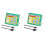 2X MAX2870 23.5-6000MHz Signal Generator 0.5PPM Low Noise Signal Source Touchable Screen PC Software Control PLL VCO 1