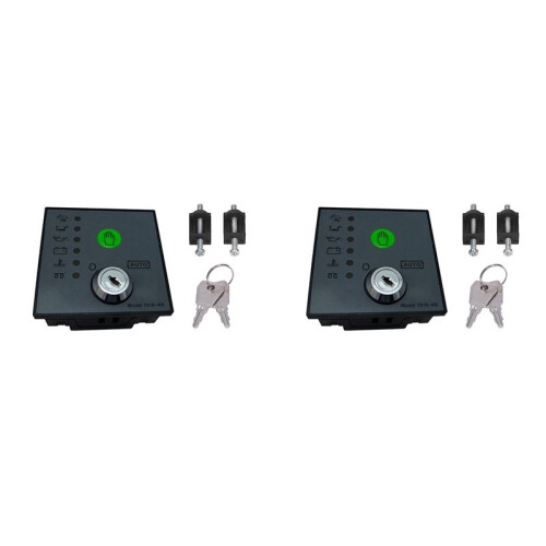 2X DSE701AS Generator-Controller, Automatisches Startmodul mit SchlüSseln, Generator-Bedienfeld, Selbststartendes ZubehöR