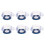 6X Clear 22mm Protective Cover Guard Case for Round Push Button 1
