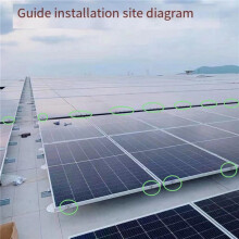 200ST Solcellspanel DräNeringsspäNne Ytplatta Solpanel VattendräNeringskläMma för Solpanel DräNering 35 mm