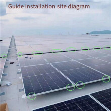 200ST Solcellspanel DräNeringsspäNne Ytplatta Solpanel VattendräNeringskläMma för Solpanel DräNering 30 mm
