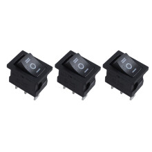 3X Spdt -Off- 3 Posizioni Snap in Interruttore A Bilanciere per Barche Ac 250V / 6A 125V / 10A