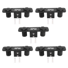 5X Soquete de Montagem Embutida para Anderson Plugue Duplo Painel de Soquete de Carregador USB para Caravana Campista CaminhãO
