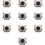 20 Pièces Micro- LR Button pour   LR Button Press Microswitch pour  NS  Joystick 3