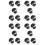 Black 20X Pcs M4 12mm Waterproof Momentary /OFF Push Button Round SPST 2