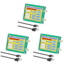 3X MAX2870 23.5-6000MHz Gerador de Sinal 0.5PPM Fonte de Sinal de Baixo RuíDo Tela TocáVel PC Software Controle PLL VCO