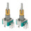 2X EC11EBB24C03 Dual Axis Encoder with  30 Positioning Number 15 Pulse Point Handle 25mm 1