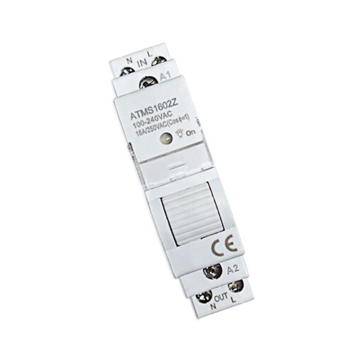 3X ATMS 1602Z   16A Din Rail 1P Remote Control Timing   Wireless  220V Timing 1