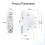 3X ATMS 1602Z   16A Din Rail 1P Remote Control Timing   Wireless  220V Timing 3
