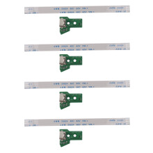 4X for PS4 Controller USB Charging Port Socket Board JDS-055 5TH V5 12 Pin Cable