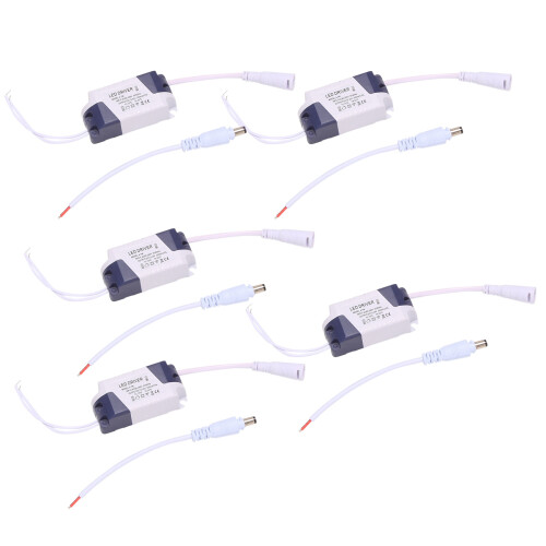 5X Konstant Transformator 4-7W LED Driver Treiber Netzteil Trafo DC12-24V Haltbar