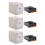 3X  12V 0-30 Secondi Anni '30 Elettrico Delay Timer Timing Relay DPDT 8P con Base 1