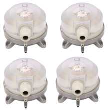 4X Interruptor de Presión Diferencial de Aire 30-300Pa 1K-5Kpa Interruptor de Aire de Micro-Presión Ajustable
