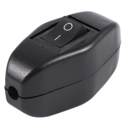 2X Black Bedroom  Off Button in   6A/250VAC 10A/125VAC 1