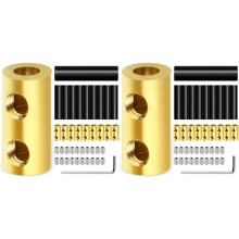 20 Terminales de Conexión de Cableado Rápido 8Awg 60A, Conector de Cable con Tornillos de Fijación y Tubo Termoplástico