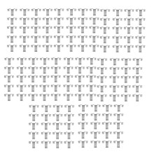 160PCS Photovoltaic Panel Drainage Buckle Surface Plate Solar Panel Water Drain Clip for Solar Panel Draining 35mm
