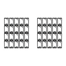 Single-Gang (1-Gang) Low Voltage Wall Plate Mounting Brackets,40PCS