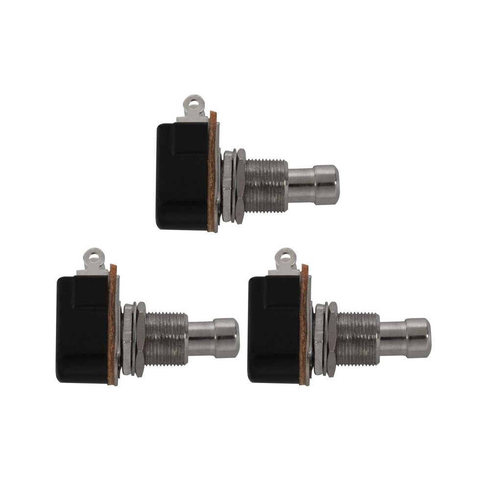 3X Guitar Pedal 2 Pin Spst Momentary Effects Push Button Foot 6033391607453