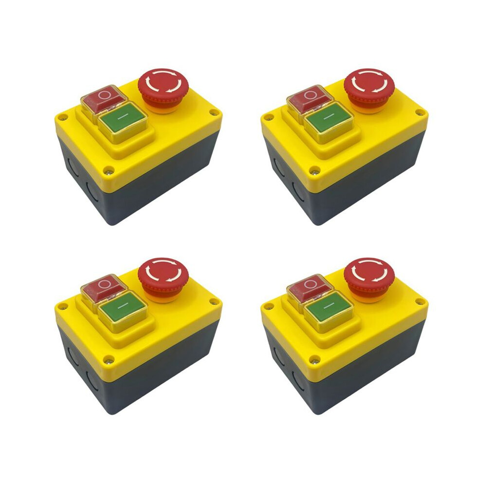 4X Kjd17d 250V 16A Electromagnetic Push Button Emergency Stop Switches For Electric Tools & Machine Tool 6033408910385