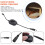 12V / 24V 6A LED Dimmer Controller Adjust brightness for easy Color Clear, Black 6
