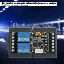 2X PLC Industrial Control Board FX1N-06MR Programmable Relay Delay Module WithShell