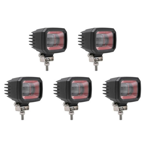 5X 10-80V 7303S Forklift LED Warning Light Linear Area Safety Light Forklift Reversing Indicator Light Working Light
