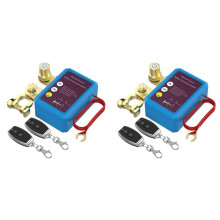 2X 12V 240A Remote Battery Disconnect Anti Marine RV ATV Boat Theft Automatic Cut Shut Off for Auto Truck