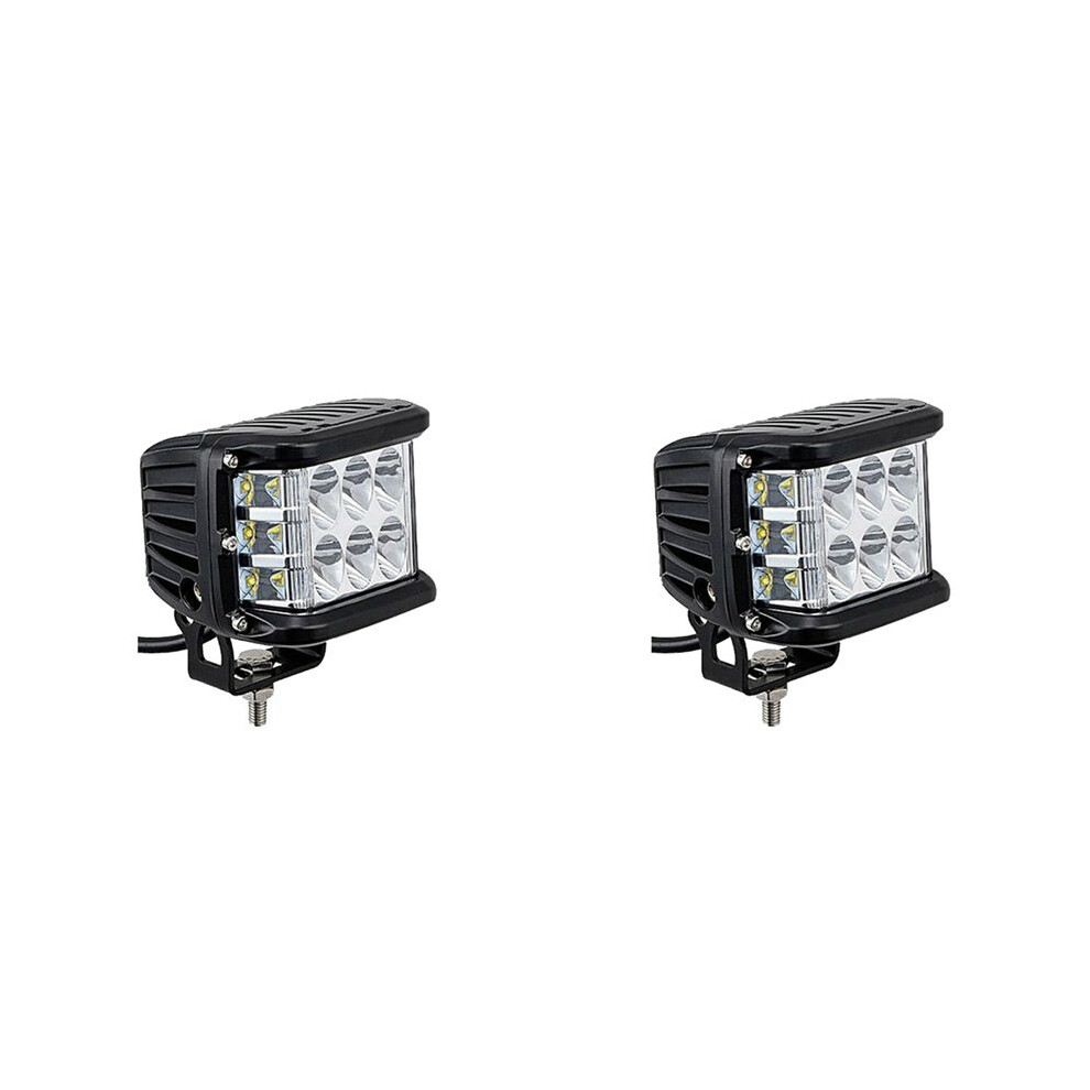2X Auto Triple Side Ed Work Dome Burst Flashing Head Spot Strobe B Light 6033724883387