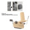 Manual Yarn Ball Winder - Compact, Silent, Portable Grey 4