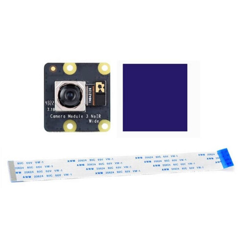 For Raspberry Pi Camera Module 3 Wide NoIR IMX708 11.9MP 120 Field Angle for Raspberry Pi 4B/3B+/3A+/3B/2B/B+/A+