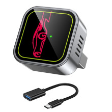 2IN1 Wireless CarPlay Android Auto Adapter AI Box BT+2.4G 5G WIFI USB Dongle Convert Wired Carplay to Wireless B
