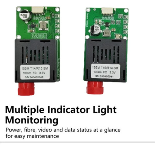 TTL Optical Transceiver Module 100KM Optical End Device Dedicated Optical Port Interface Module UART/SBUS 2