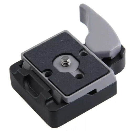 Assento de Montagem Rápida para Câmera de 1/4 Polegadas Adaptador de Montagem de Cabeças de Tripé de Metal Universal para Tripé de Placa