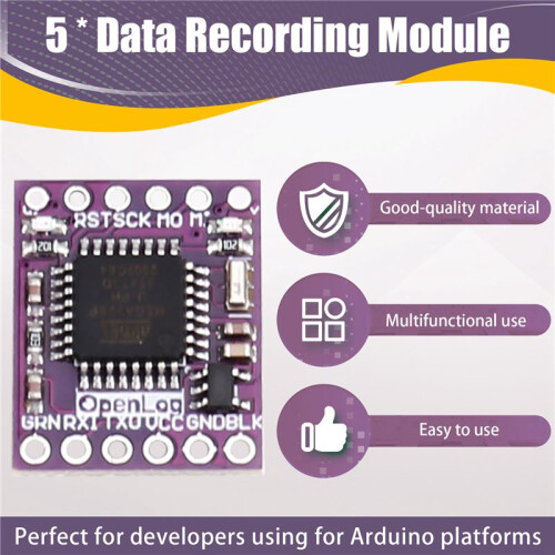 5PCS Serial Data Logger ATmega328 Micro- Module for  Supports Naze32 F3  Open Source Data Recorder 1
