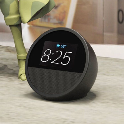 Silicone Protective Case Anti Scratch  Speaker Case Drop Protection Dustproof Cover for Echo Spot 2024 Speaker,C 1