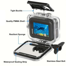 60M Waterproof Case Underwater Housing Diving Cover Diving Housing Case for Osmo Action 5 Pro/4 Camera Accessories