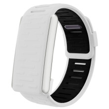 Sport Flex Wrist Band Silicone Waterproof and Sweatproof Replacement Band for 5.0 Sport Band White
