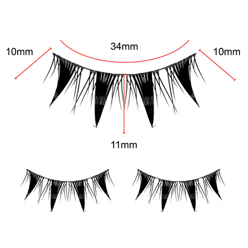 Roc-Electron Fluffy Cat Eye Lashes For Wedding & Dance