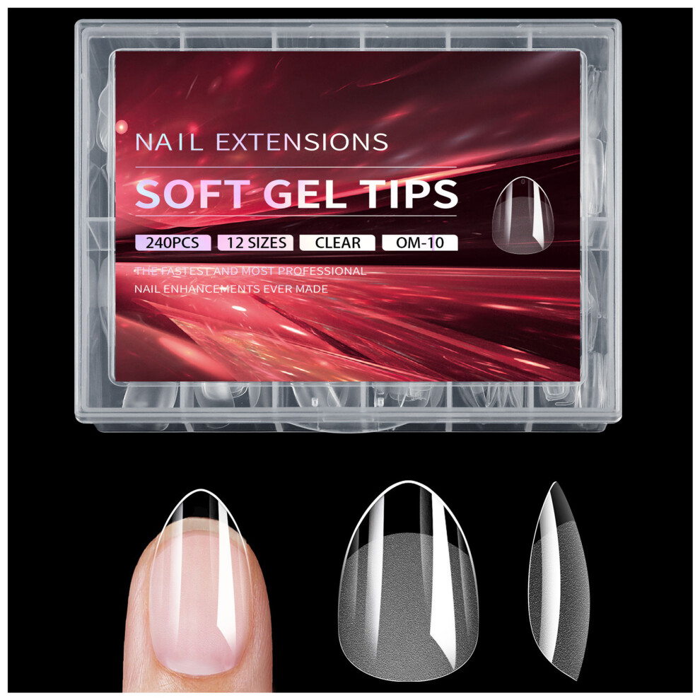 Dachuang Beauty (10) Transparent Nail Extension Tips For Salons & Diy (50 Chars)