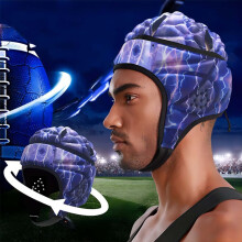 (Lightning) Breathable Flag Football Helmet for Outdoor Sports