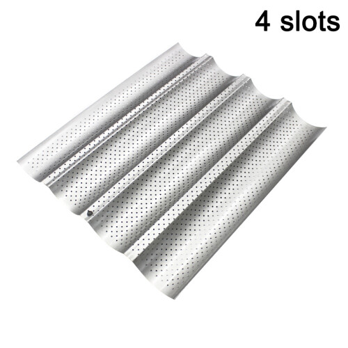 (Silver) Non-Stick French Bread Baking Tray