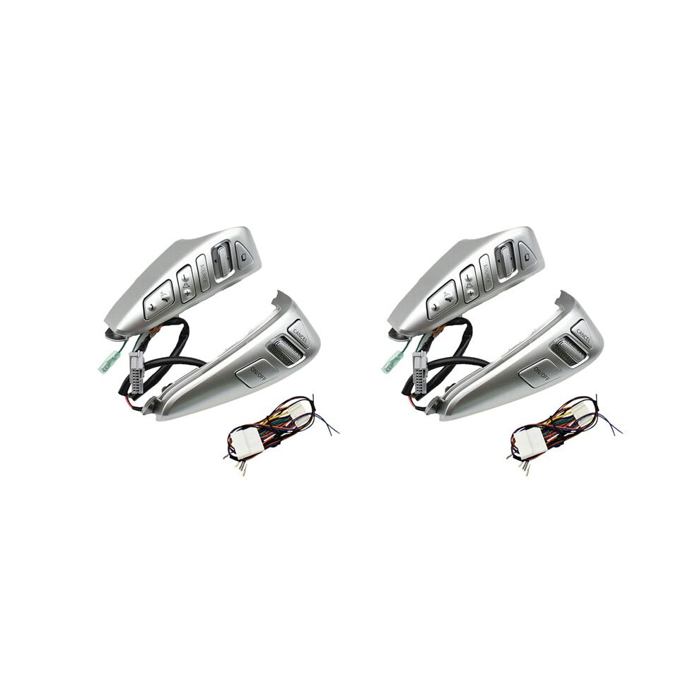2X Car Steering Wheel Button Cruise Control Button For Tiida Sentra Livina Sunny Almera 25550-3Da6a 4714008734947