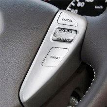 2X Auto Stuurwiel Schakelaar Knop Cruise Control Knop voor TIIDA SENTRA Livina SUNNY ALMERA 25550-3DA6A