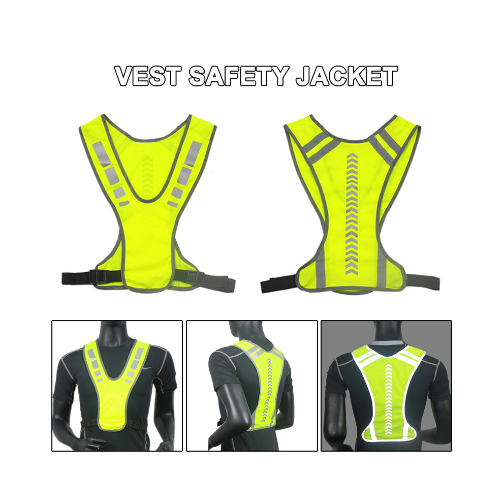 High-Vis Reflective Safety Vest For Road Workers 6424024564401