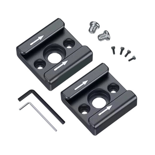 Cold Shoe Mount Adapter with 1/4'' Screw for LED Light,Camera Shoe Adapter Bracket,DIY Camera Rig Set,2060
