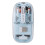 Mouse trasparente 2.4G BT1 BT2 Tri-Mode 400mAh Blu 1