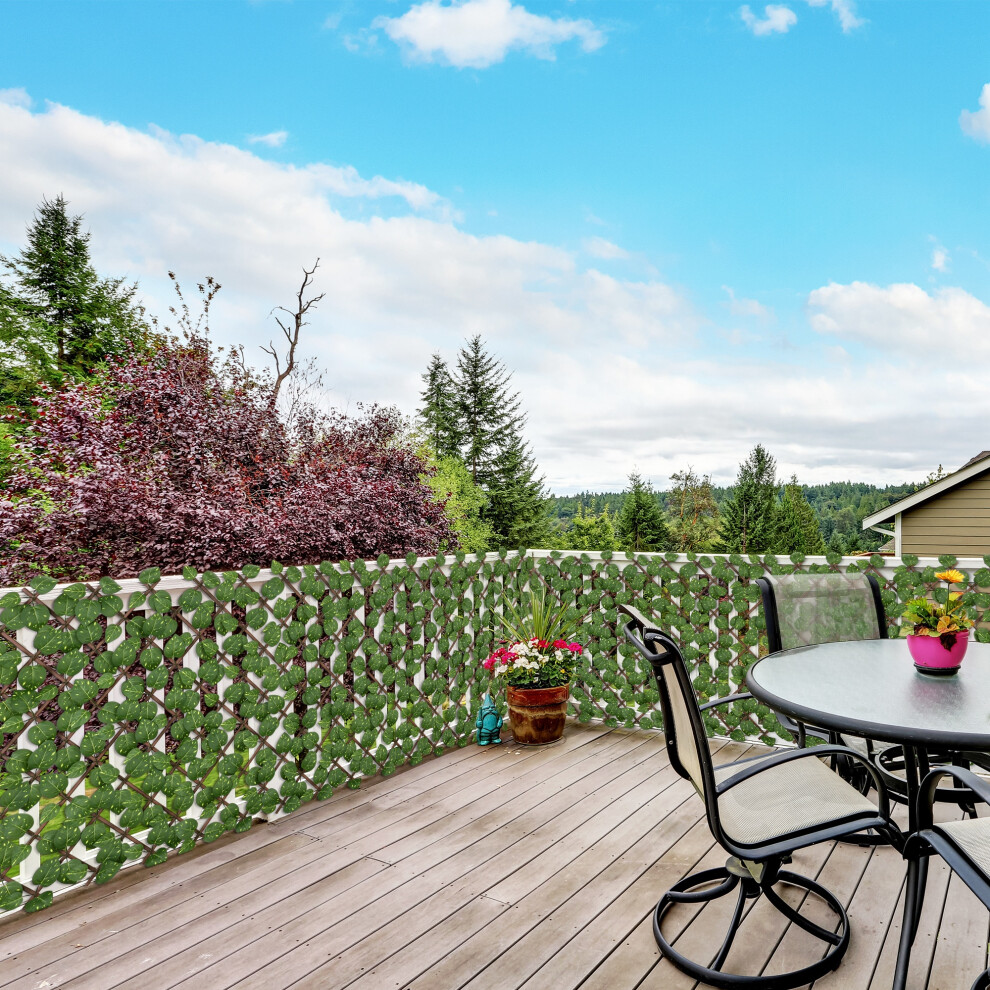 Outsunny Set Of 2 Expandable Artificial Trellis Hedges