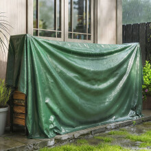 Outsunny 3 x 4m Waterproof Tarpaulin, 90GSM Tear-Resistant PE Tarp